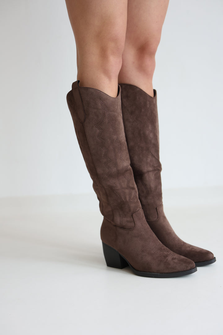 Cowboy Boots Vintage Mocca