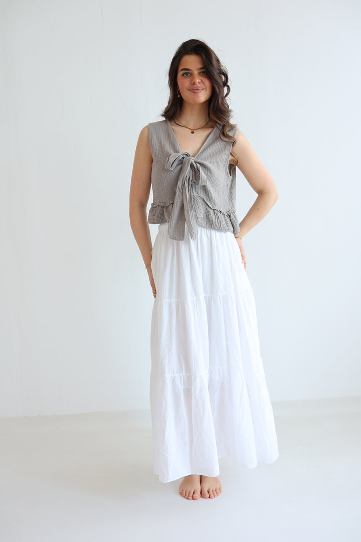 Cotton Maxi Skirt