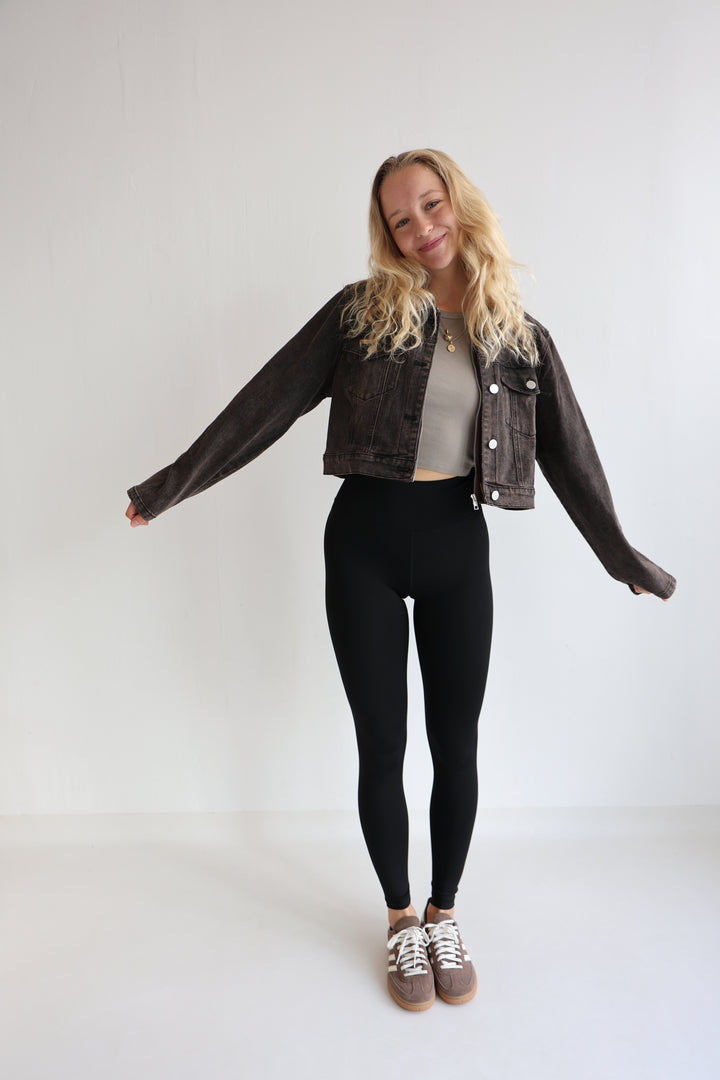 Cropped Denim Jacket Harvest