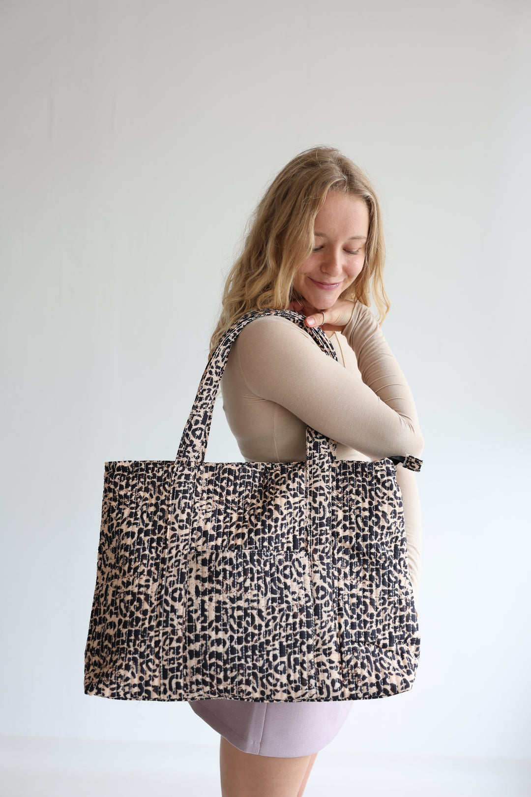 Leopard Print Tote Bag