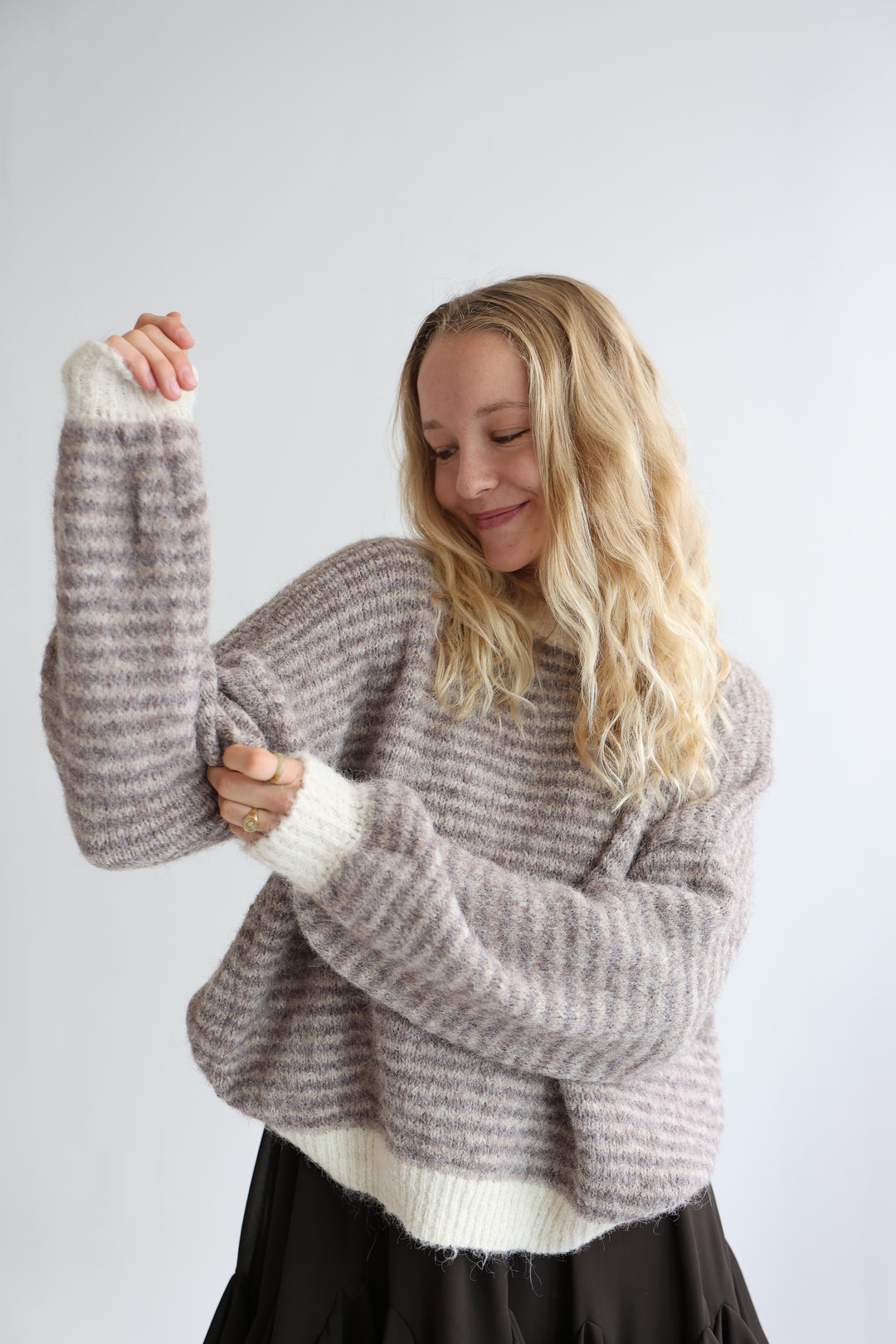 Gestreifter Pullover Moodline Knit