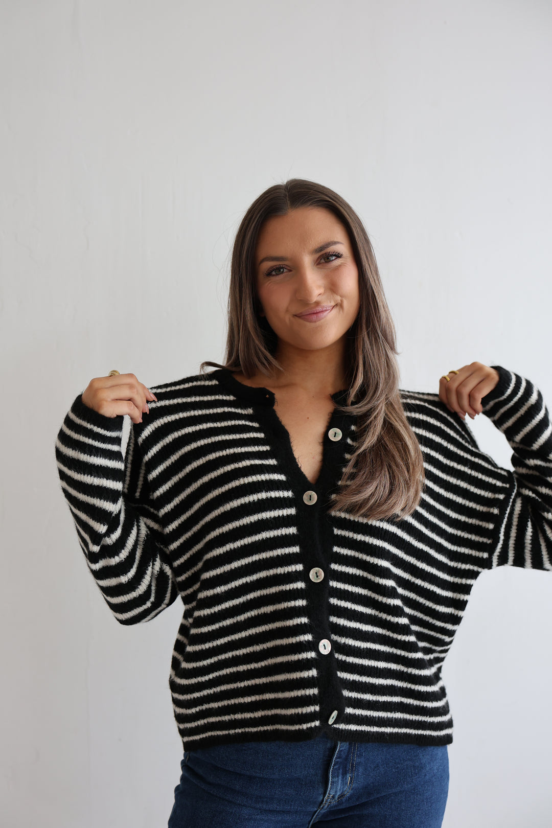 Gestreifter Cardigan Josephine