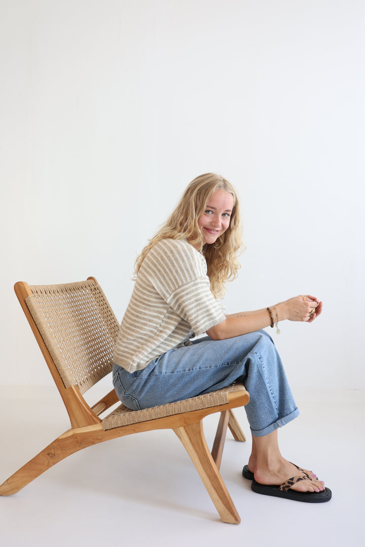 Dreamy Short-Sleeve Knit