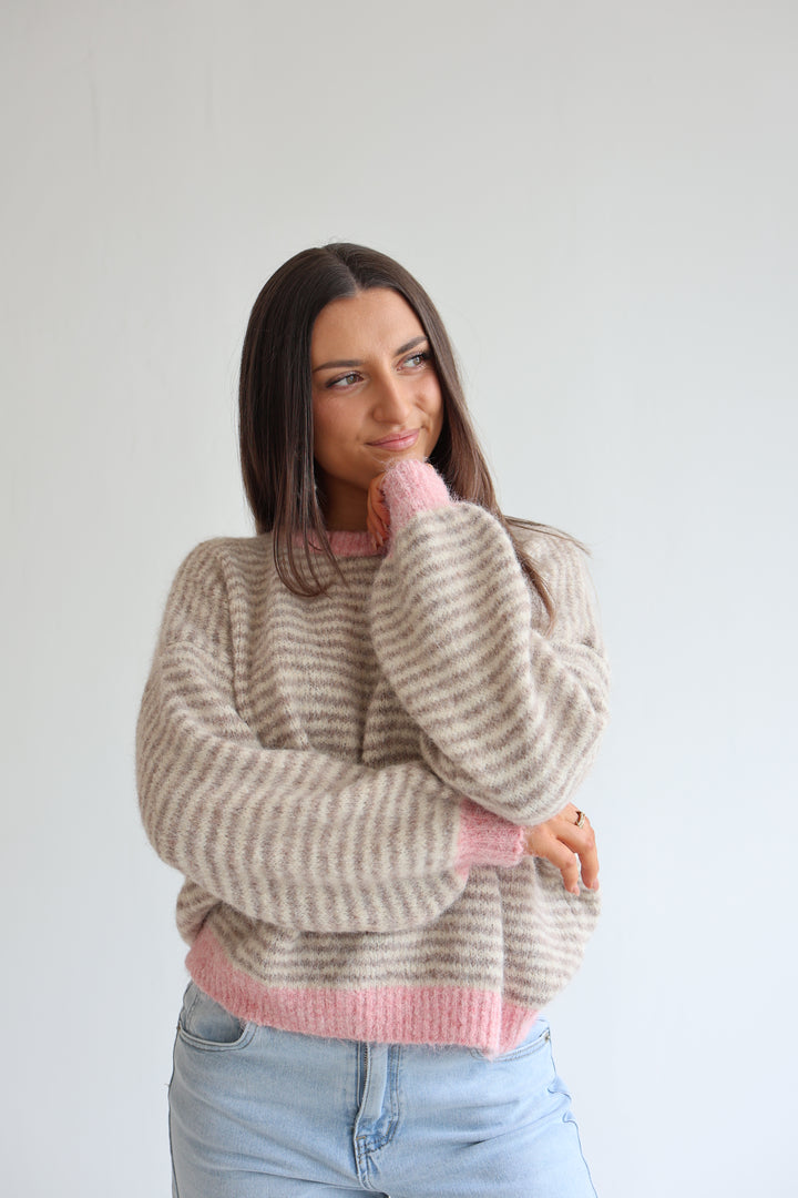 Gestreifter Pullover Moodline Knit