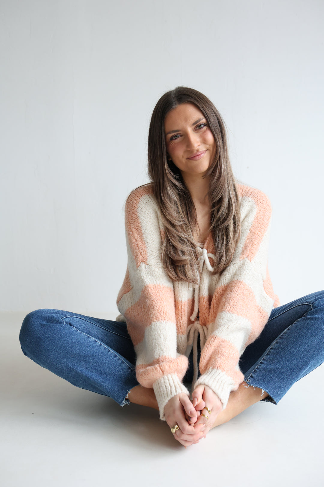 Gestreifter Cardigan Luana