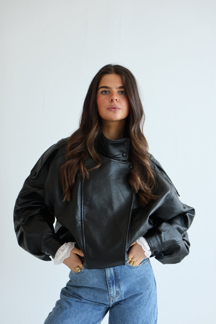 Oversize Bikerjacke Milano