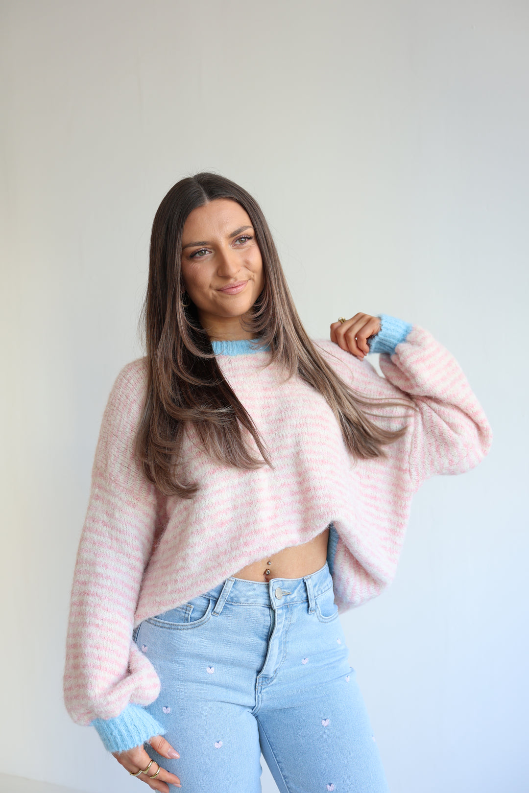 Gestreifter Pullover Moodline Knit