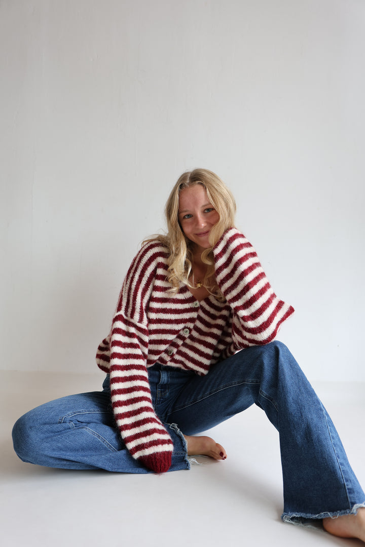 Gestreifter Cardigan Cosima
