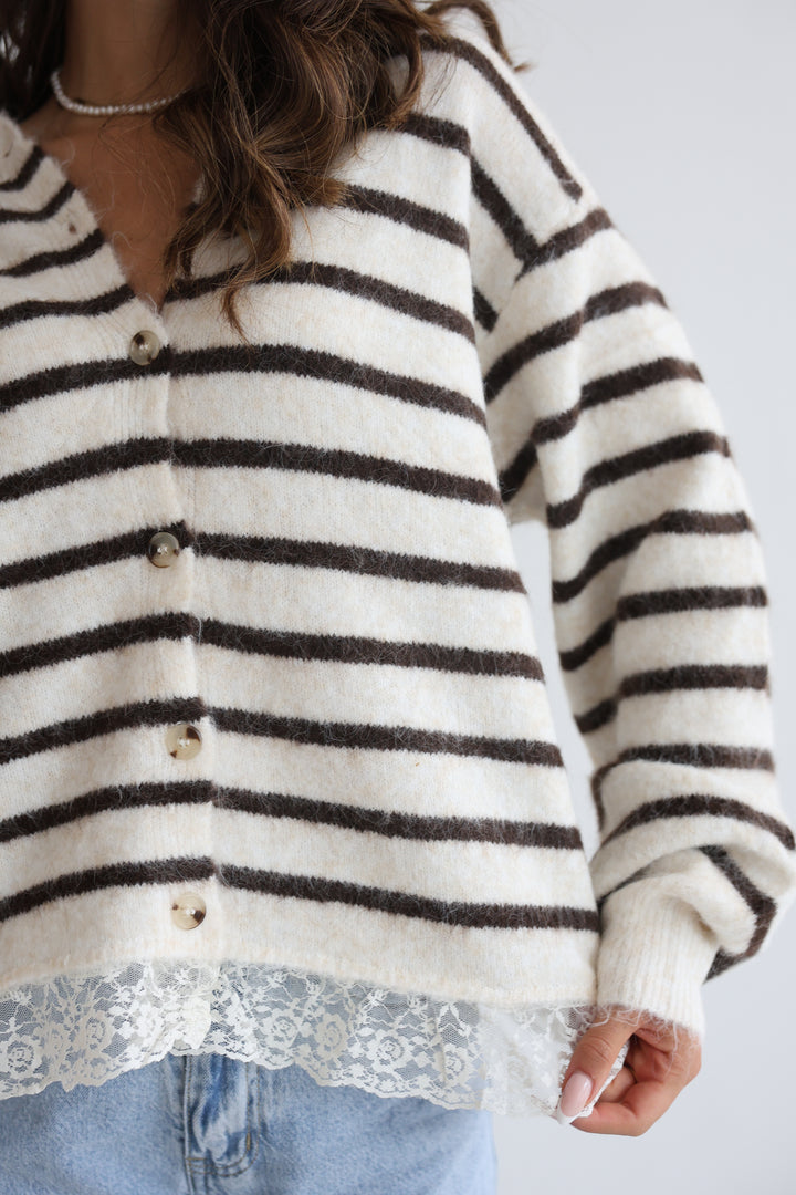 Lace &amp; Lines Cardigan