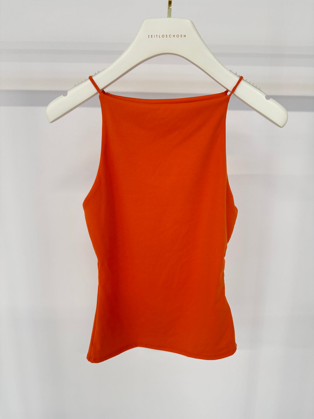 TOP MIT SPAGHETTITRÄGERN FENJA ORANGE GR.S/36 (B-WARE)
