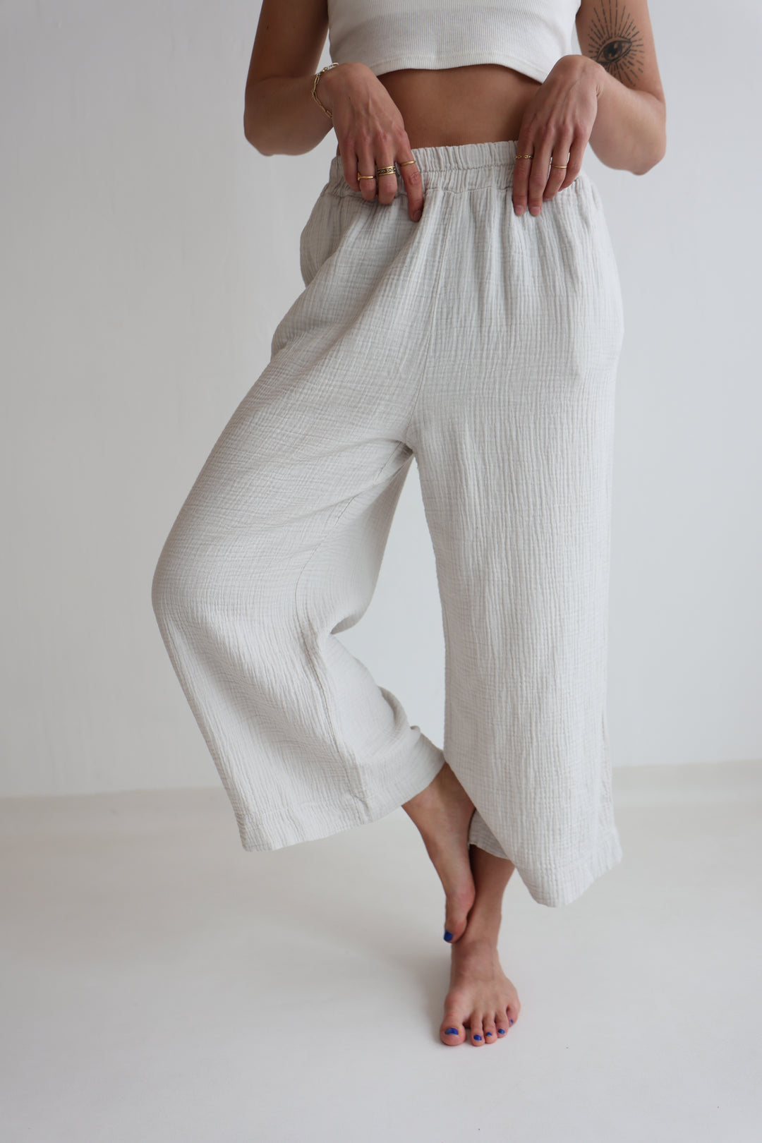 Casual Musselin Pants Petite