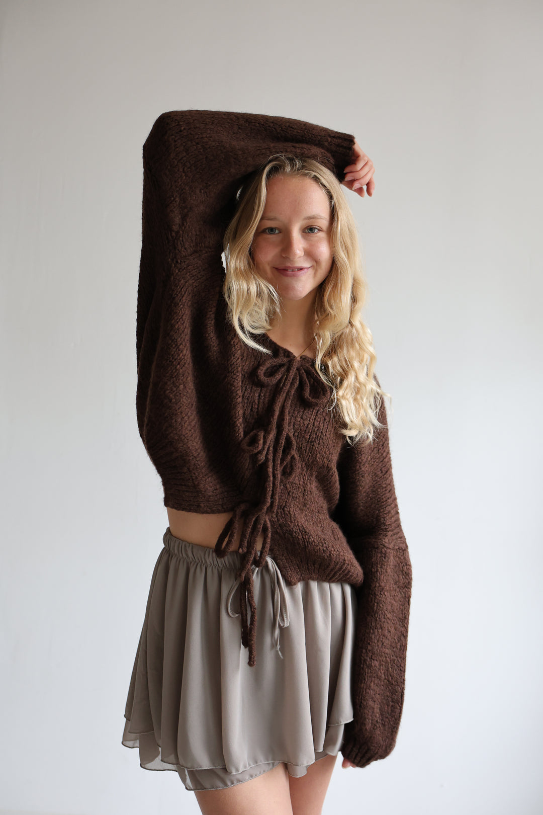 Langarm Cardigan mit Schleifen Lilly
