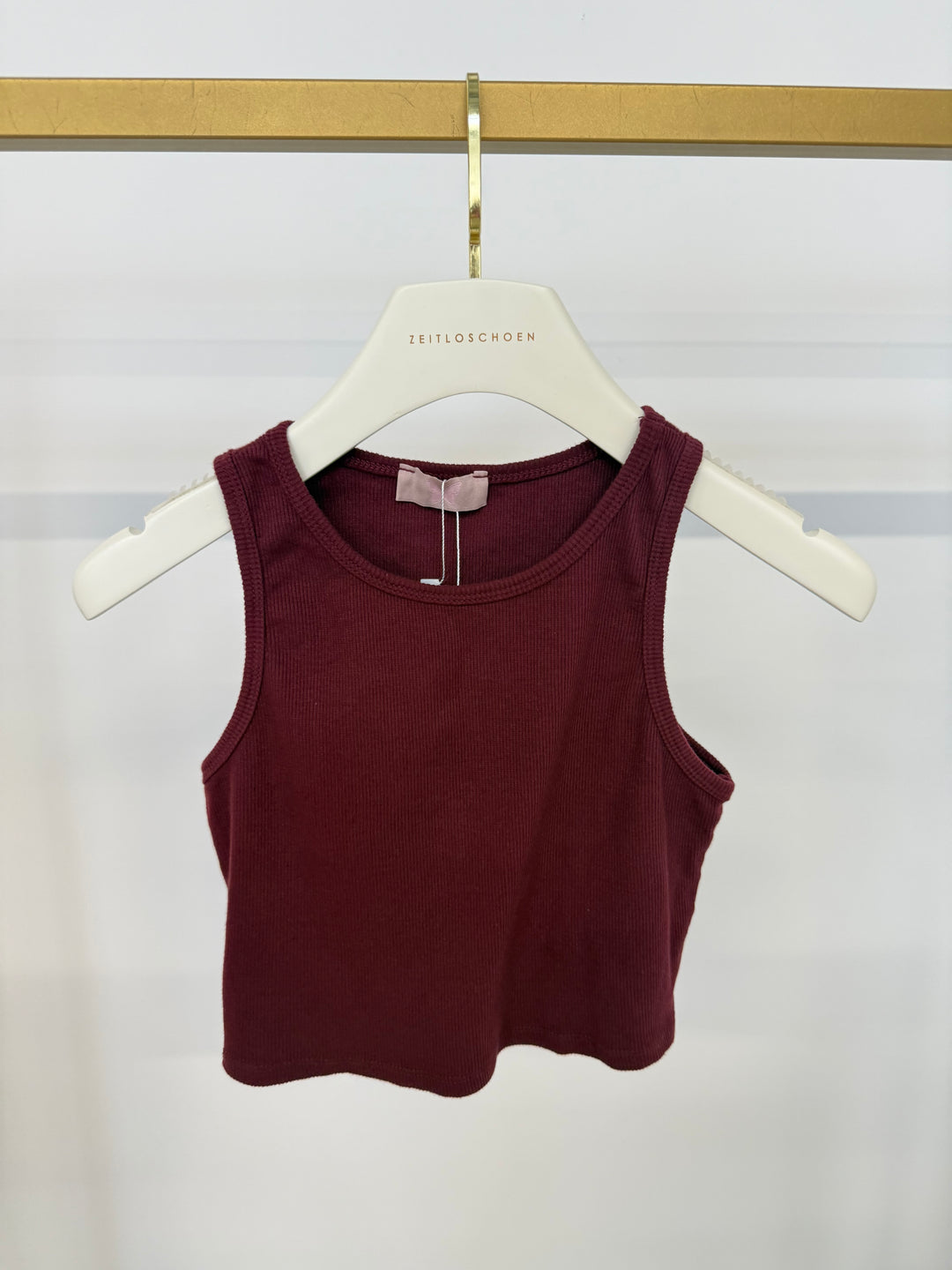 BASIC TANKTOP AMELIA DARK BERRY (B-WARE)