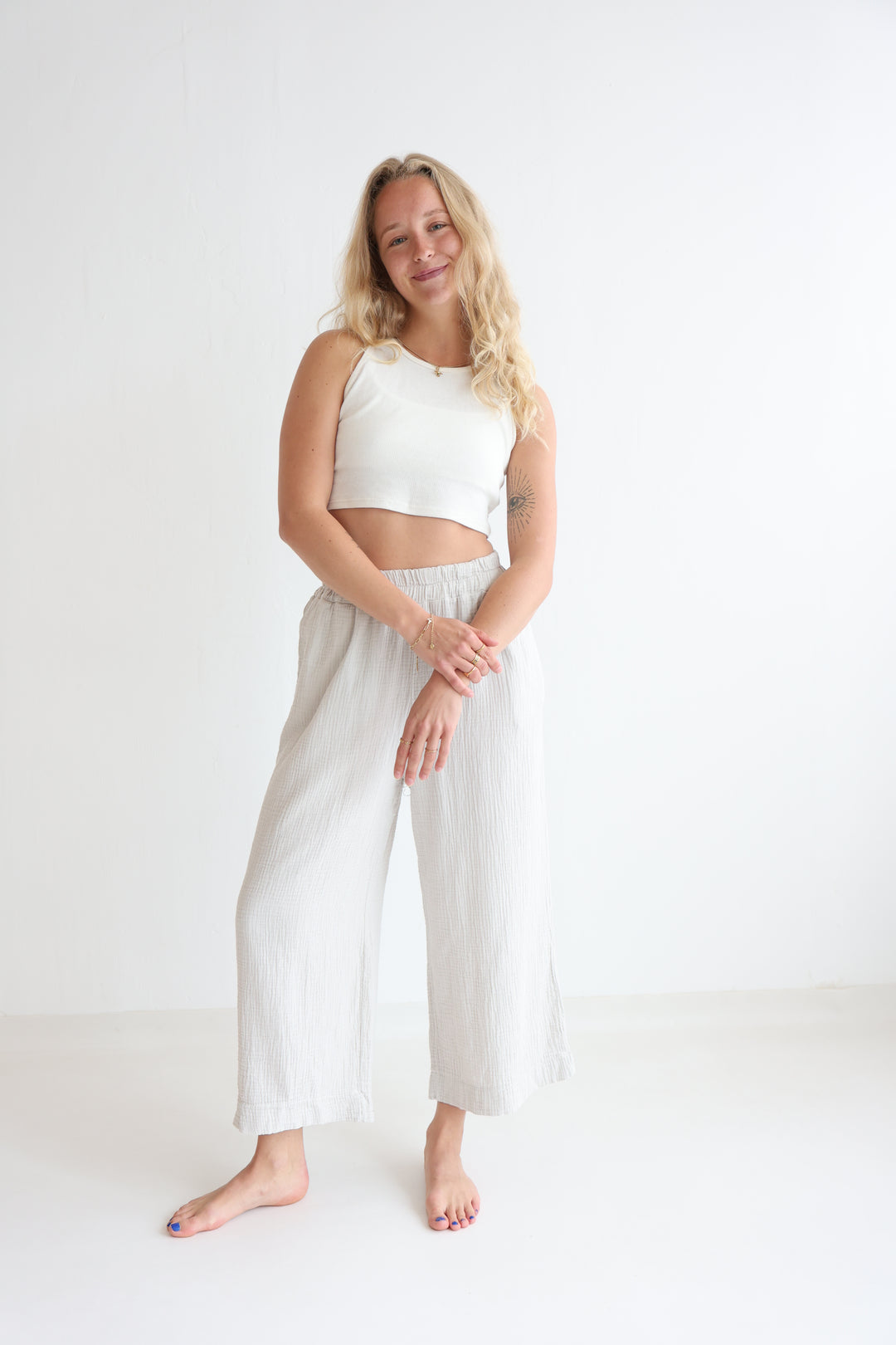 Casual Musselin Pants Petite