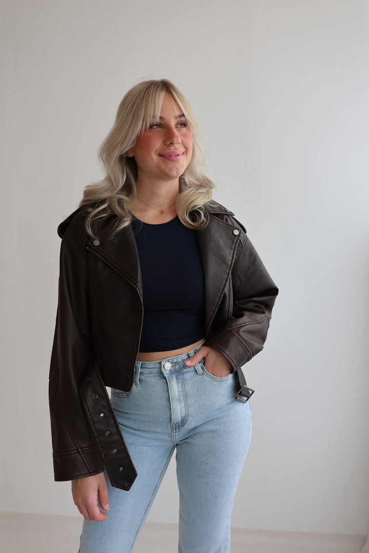 Short Lederjacket Famous