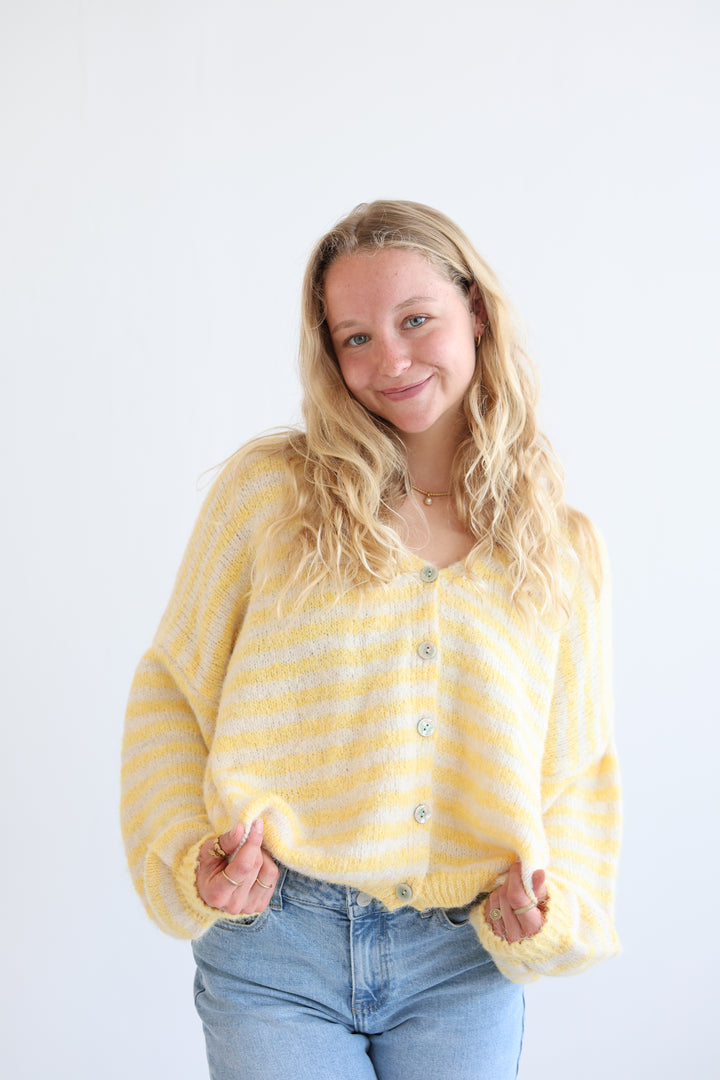 Gestreifter Cardigan Cosima