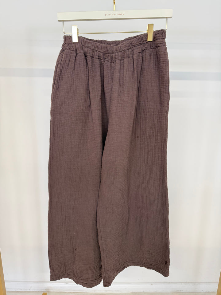 CASUAL MUSSELIN PANTS PETIT DARK CHOCOLATE (B-WARE)