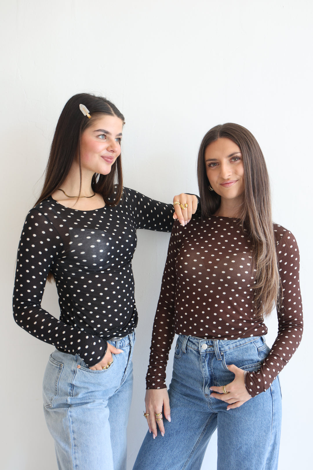 Polka Dots Cashmere Longsleeve