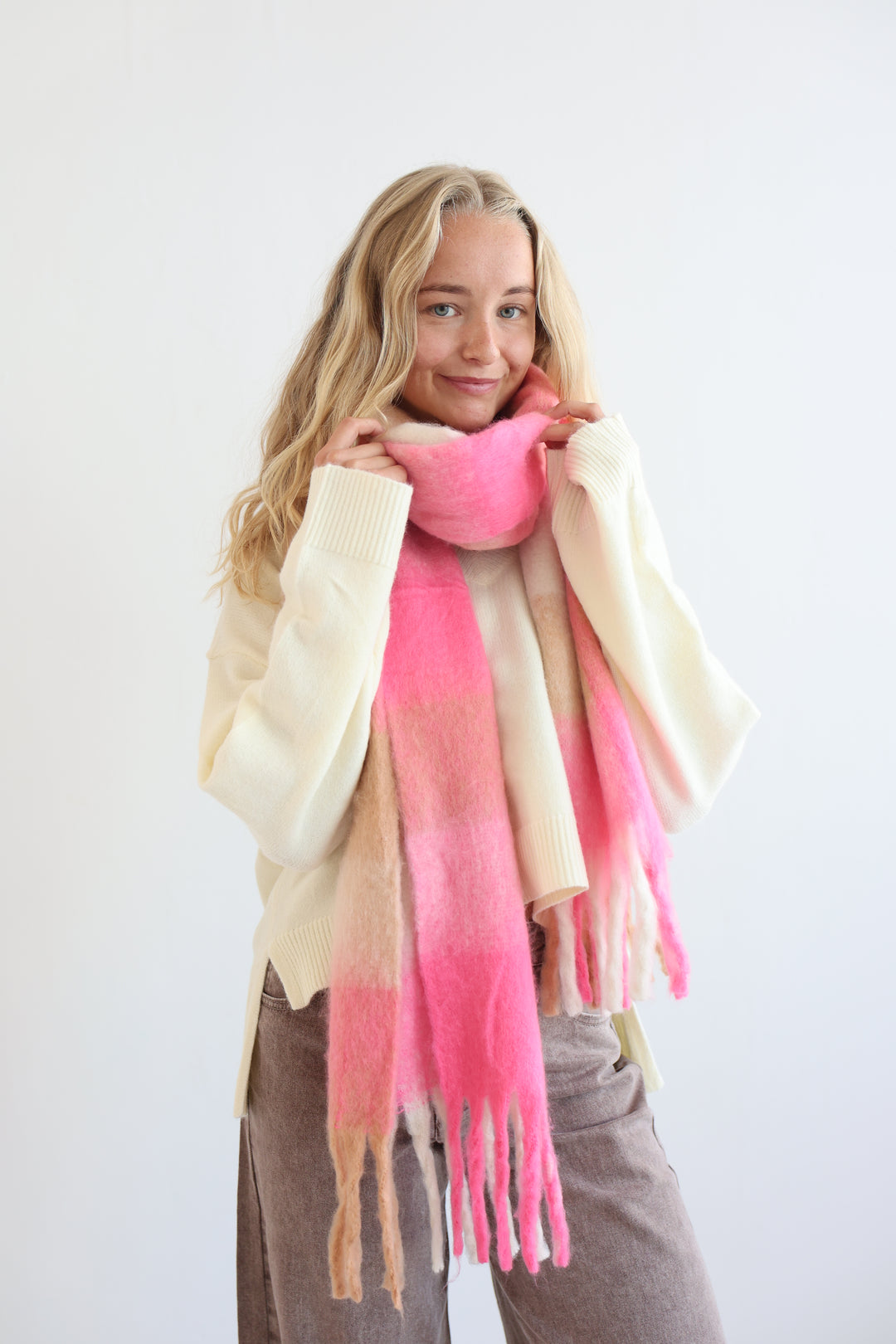 Cotton Candy Cozy Scarf