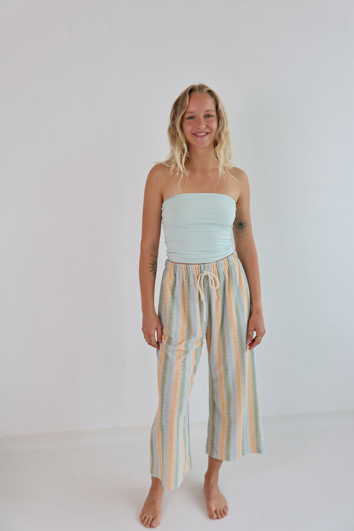 Gestreifte Frotteehose Venice Beach