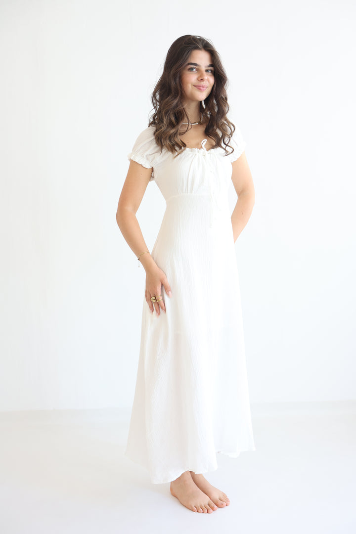 Taffy Pastel Ruffle Midi Dress