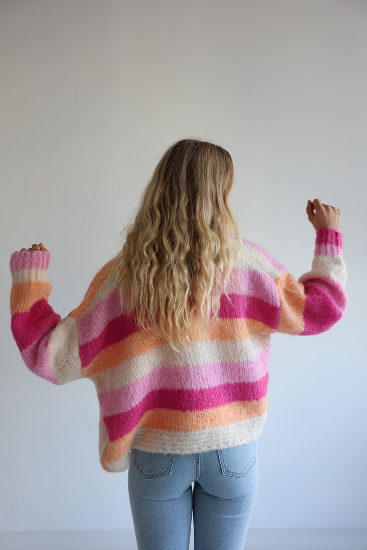 Cardigan Peach Blossom