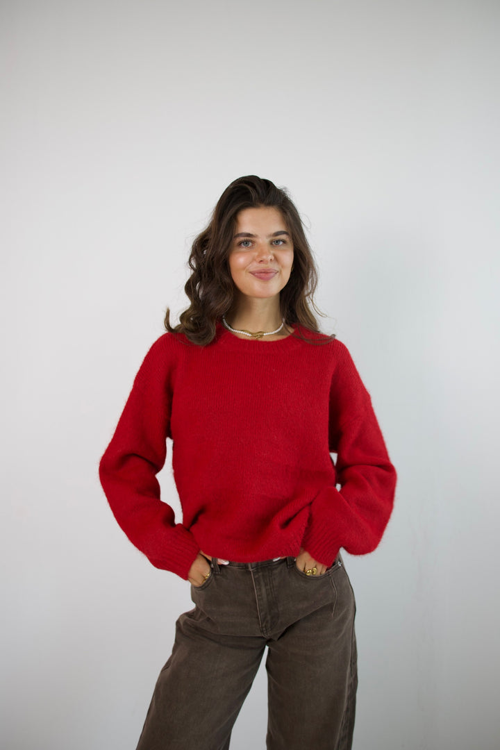 Red Velvet Cloud Sweater