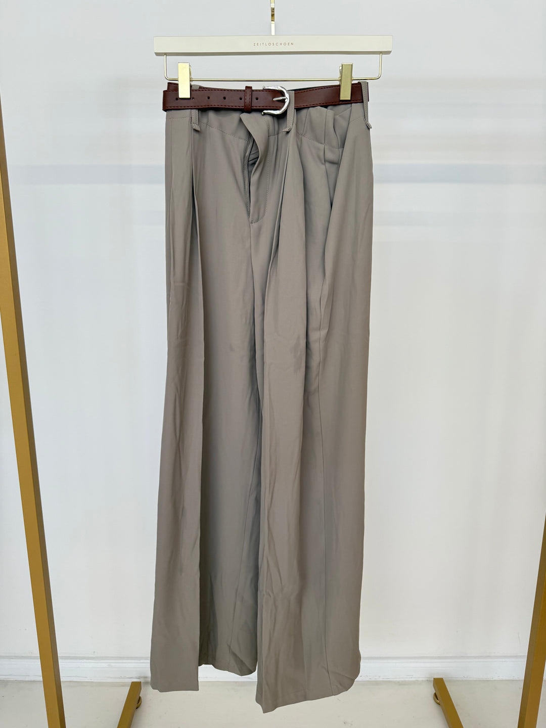BUNDFALTENHOSE MIT GÜRTEL ANNA STONE GR.L/40 (B-WARE)