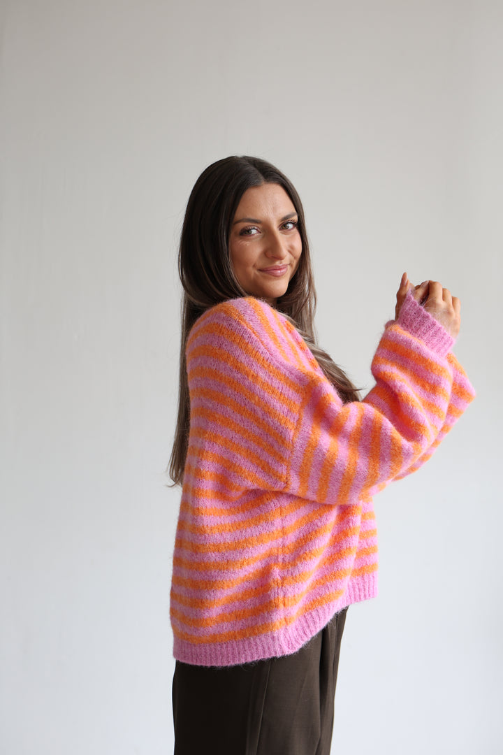 Gestreifter Cardigan Cosima