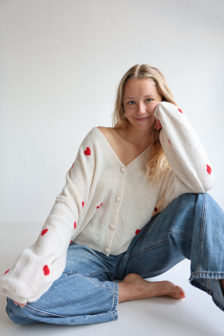 Cardigan Soft Heart Knit