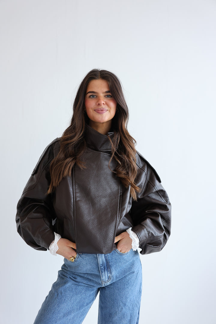Oversize Bikerjacke Milano