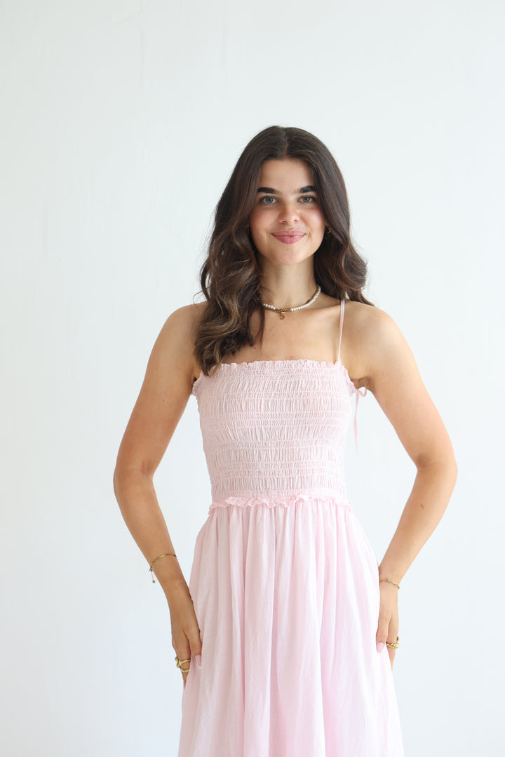 Soft Horizon Cotton Dress
