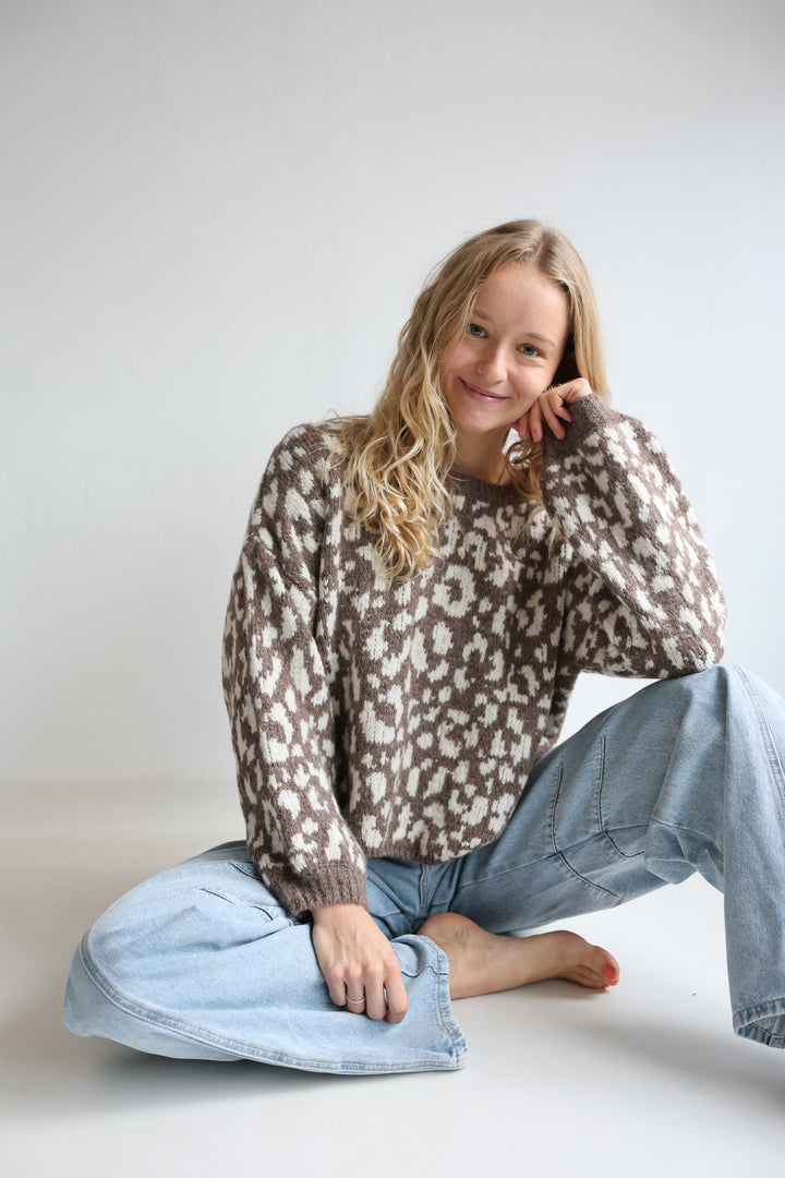 Soft Leopard Knit