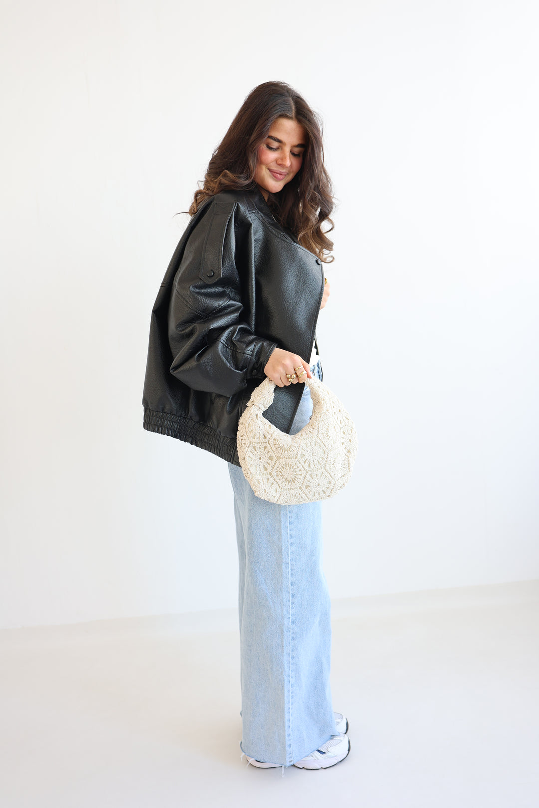Crochet Knot Handle Bag