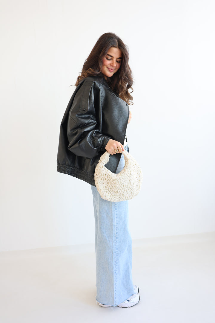 Crochet Knot Handle Bag