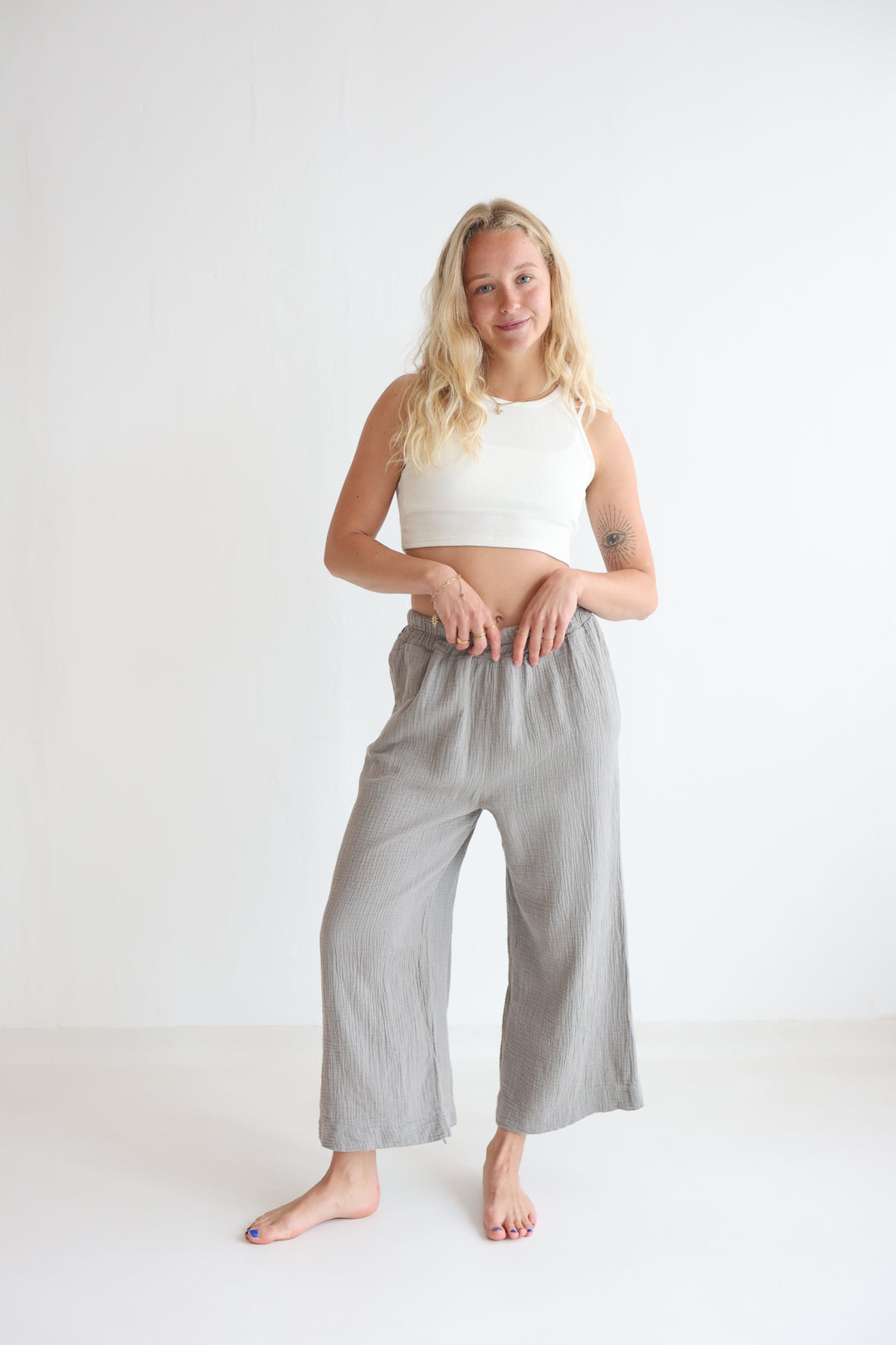 Casual Musselin Pants Petite