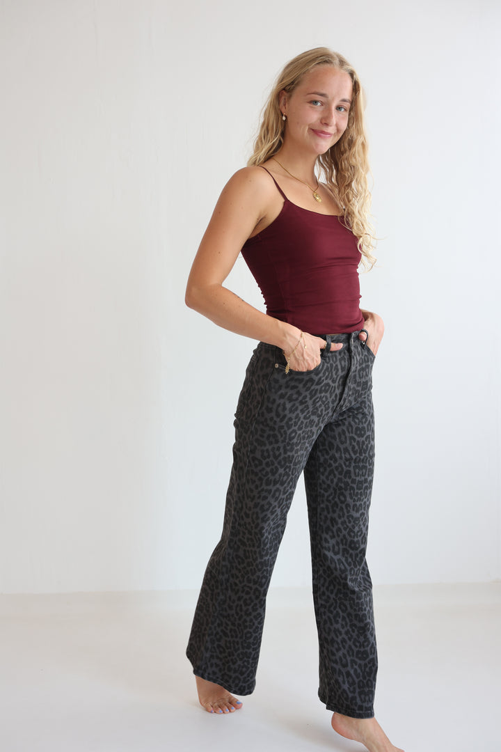 Noir Wild Wide Leg Jeans