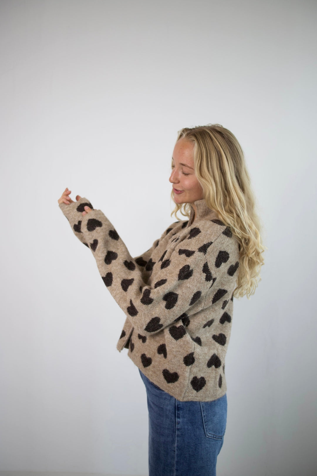 Heartbound Half-Zip Sweater