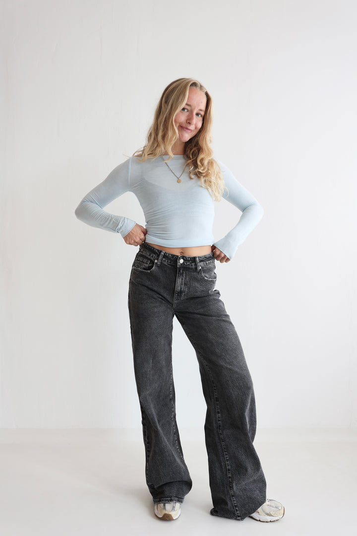Romy Extra Long Wide Leg Jeans