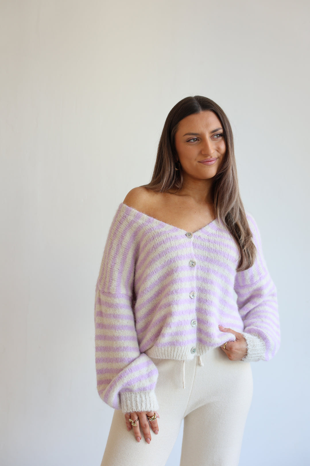 Gestreifter Cardigan Cosima