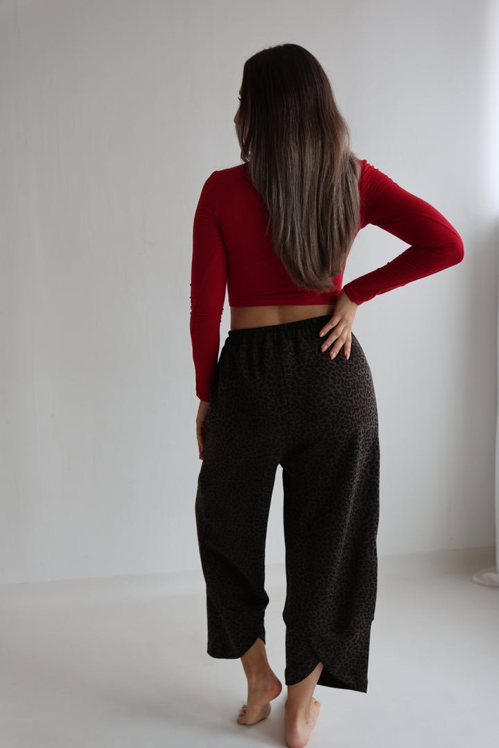 Sweatpants mit Leoprint Everyday