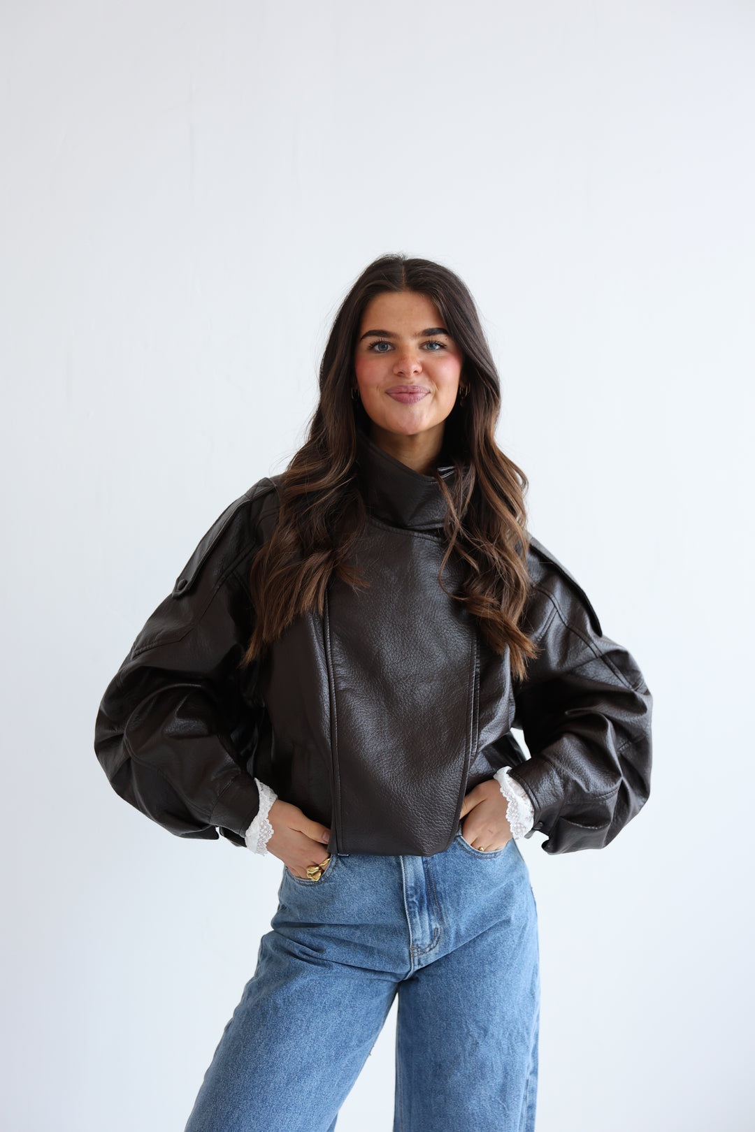 Oversize Bikerjacke Milano