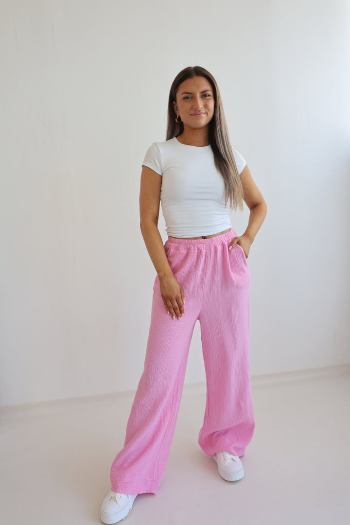 Lange Musselinhose Casual