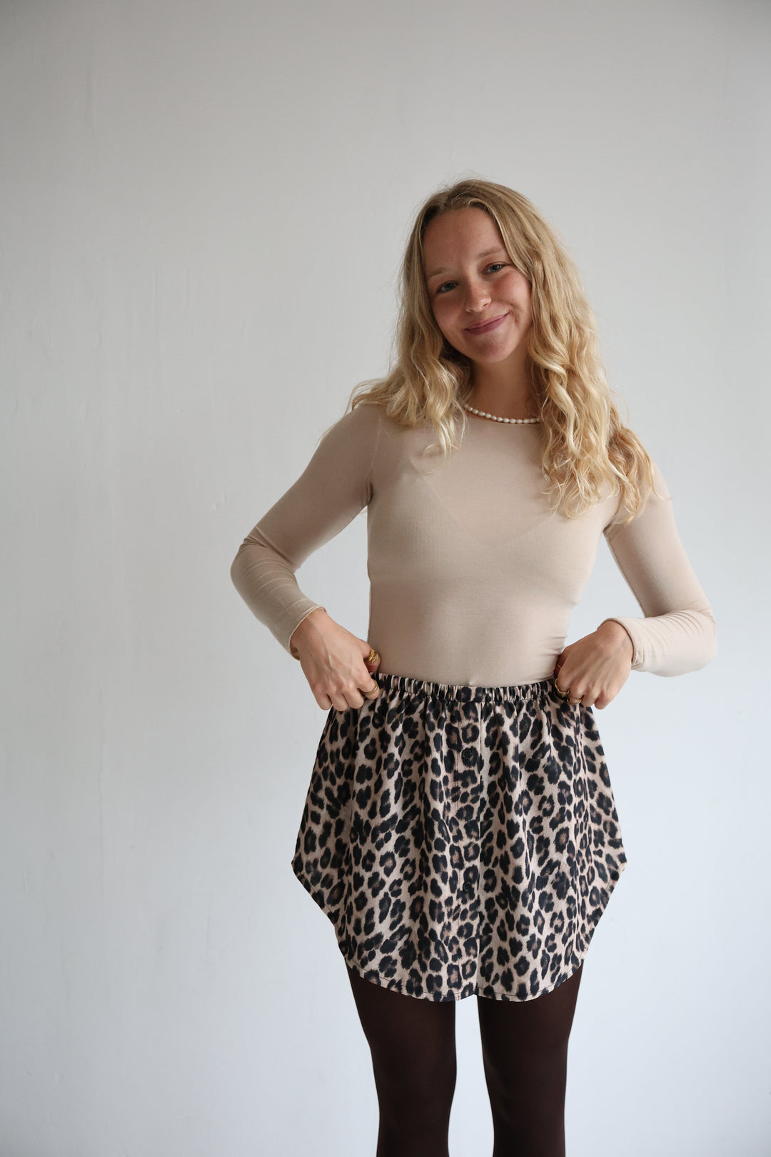 Blusenrock mit Leoprint