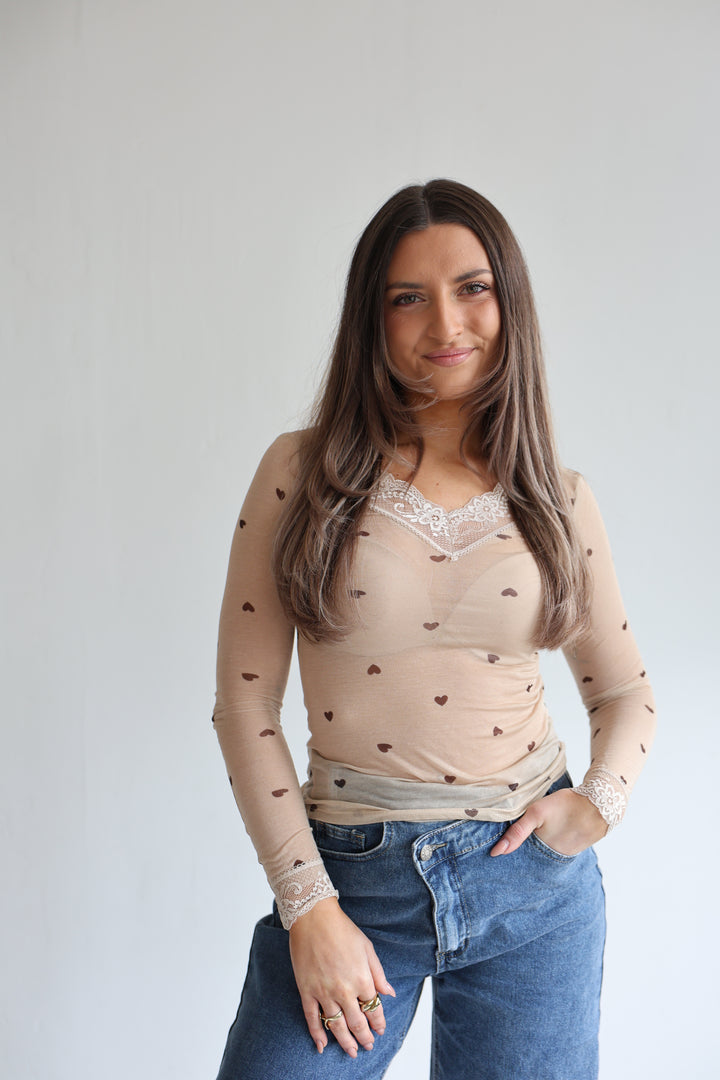 Cashmere Longsleeve Hearts