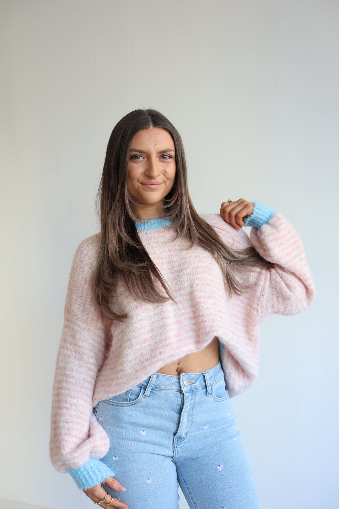 Gestreifter Pullover Moodline Knit