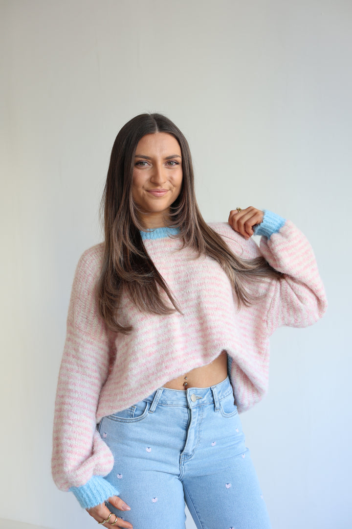 Gestreifter Pullover Moodline Knit