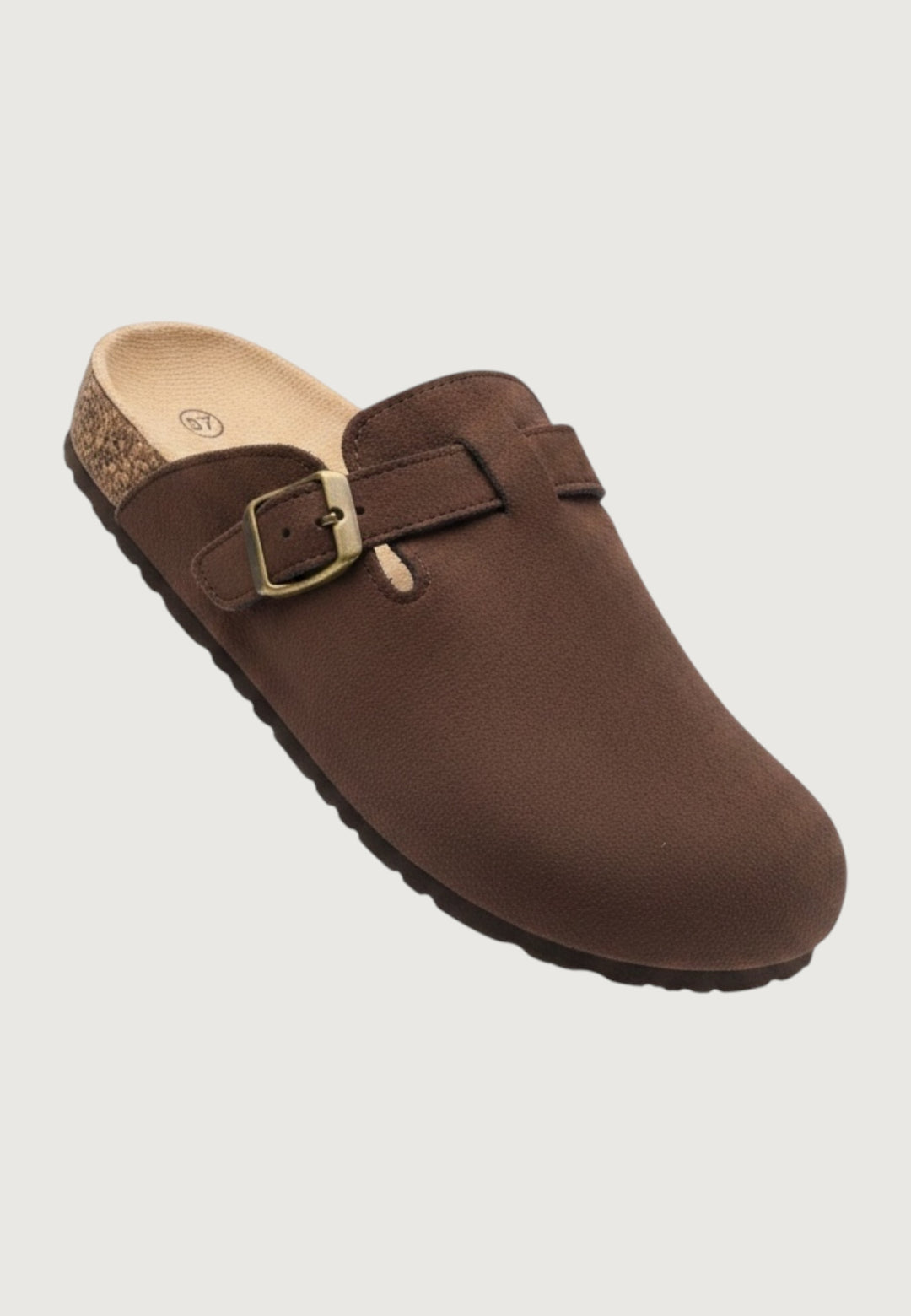 Chocolate Flat Mules