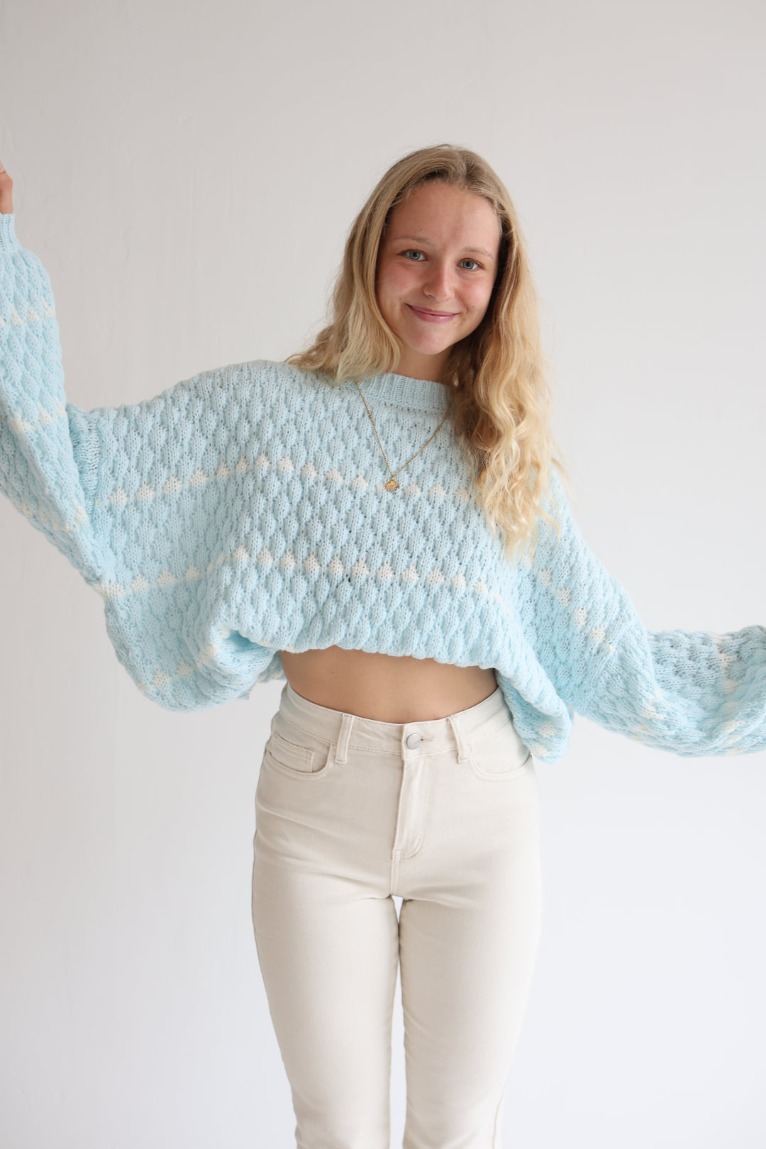 Bubble Knit Pullover
