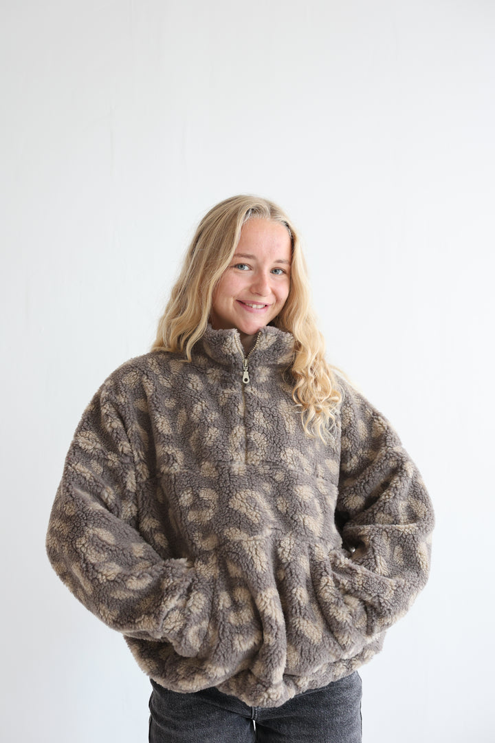 Cozy Leo Fleece Hoodie
